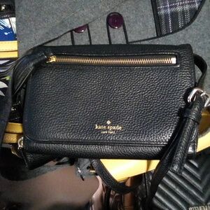 Small black kate spade crossbody